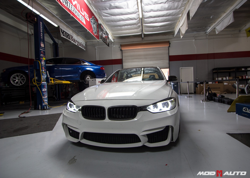 BMW F30 with a F80 M3 Style Bumper Upgrade.